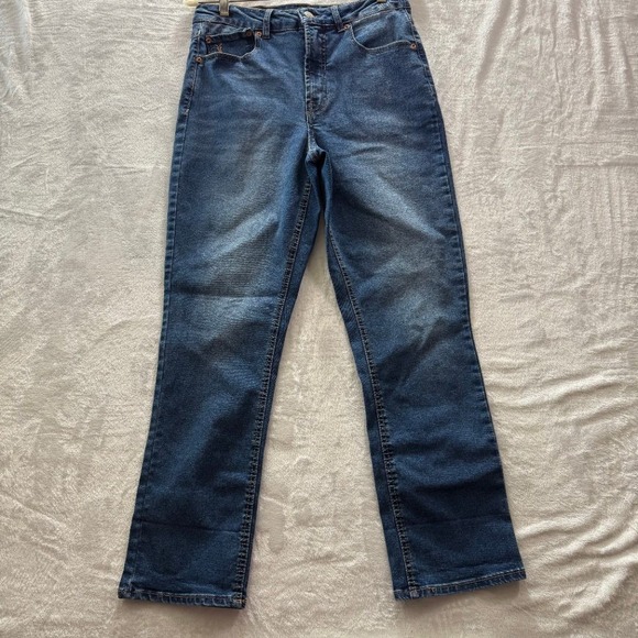 Frye Denim - FRYE Women's Jeans Size 6/28 Medium Wash Straight Leg High Rise Stretch Denim